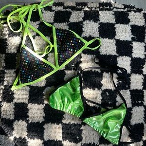 Womens bikini tops rave tops small swimwear